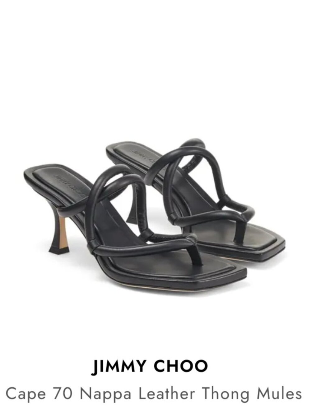 Jimmy Choo Cape 70 Nappa Leather